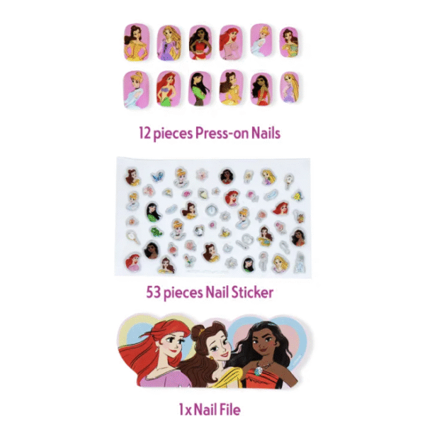 Disney Princess 12-Piece Press-On Nail Set - Image 5