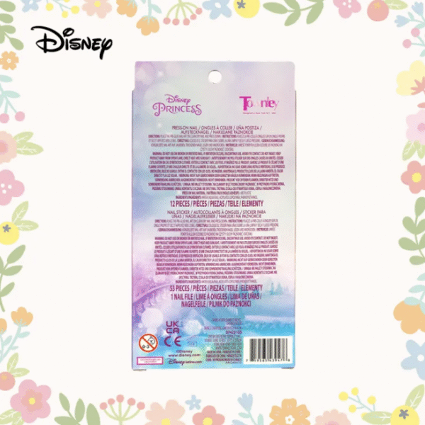 Disney Princess 12-Piece Press-On Nail Set - Image 2