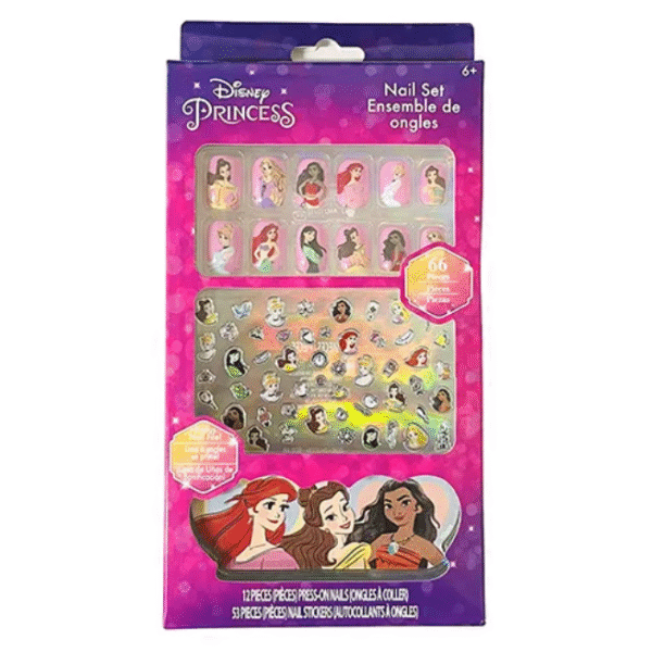 Disney Princess 12-Piece Press-On Nail Set - Image 4