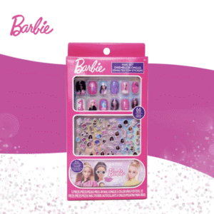 Barbie Nail Set with 53 pcs Nail Stickers