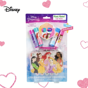 Disney Princess Plant-Based 4pc Swirl Lip Balm with Tin Can